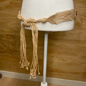 Vintage Macramé Belt